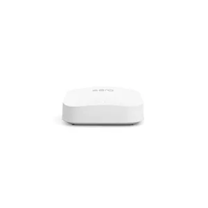 Amazon eero Pro 6E mesh Wi-Fi router | Blazing fast speeds | Coverage up to 2,000 sq. ft. | Easy set up | Backward-compatible | Ideal for streaming, working, and gaming | 1-Pack