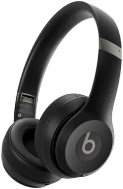 Beats Solo 4 - Wireless Bluetooth On-Ear Headphones, Apple & Android Compatible, Up to 50 hours of Battery Life - Matte Black