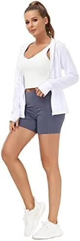 THE GYM PEOPLE Womens' Sports Bra Longline Wirefree Padded with Medium Support - Image 5