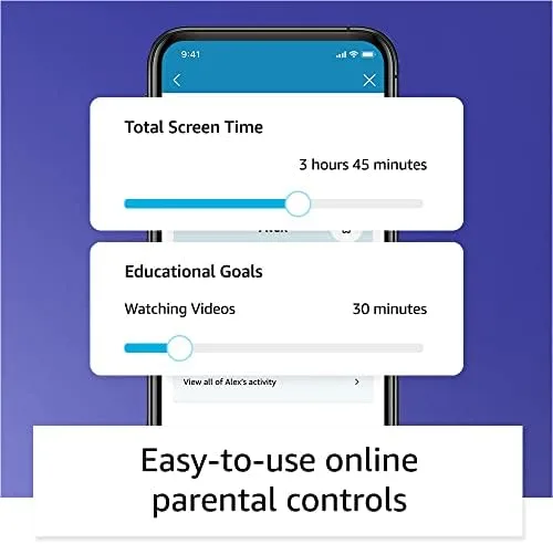 Amazon Fire HD 8 Kids Pro tablet- 2022, ages 6-12 | 8" HD screen, slim case for older kids, ad-free content, parental controls, 13-hr battery, 32 GB, Hello Teal - Image 5