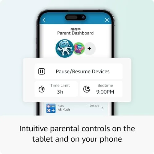 Amazon Fire HD 10 Kids Pro tablet- 2023, ages 6-12 | Bright 10.1" HD screen | Slim case for older kids, ad-free content, parental controls, 13-hr battery, 32 GB, Happy Day - Image 6