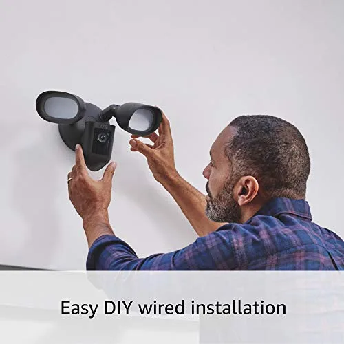 Certified Refurbished Ring Floodlight Cam Wired Pro with Bird’s Eye View and 3D Motion Detection (2021 release), Black - Image 6