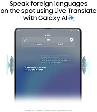 SAMSUNG Galaxy Z Fold5 AI Phone, 512GB Unlocked Android Smartphone, Big 7.6” Screen for Streaming, Gaming, Dual App View, One-Hand Control, Hands-Free Use, US Version, 2023, Icy Blue - Image 3