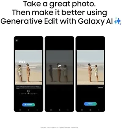 SAMSUNG Galaxy Z Fold5 AI Phone, 512GB Unlocked Android Smartphone, Big 7.6” Screen for Streaming, Gaming, Dual App View, One-Hand Control, Hands-Free Use, US Version, 2023, Icy Blue - Image 4