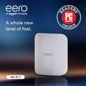Amazon eero Max 7 mesh wifi router | 10 Gbps Ethernet | Coverage up to 2,500 sq. ft. | Connect 200+ devices | Ideal for Gaming | 1-Pack | Latest Gen