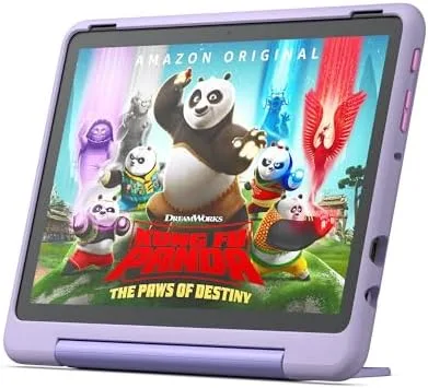 Amazon Fire HD 10 Kids Pro tablet- 2023, ages 6-12 | Bright 10.1" HD screen | Slim case for older kids, ad-free content, parental controls, 13-hr battery, 32 GB, Happy Day - Image 2