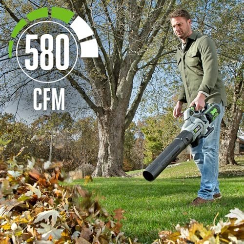 EGO Power+ LM2102SP-A 21-Inch 56-Volt Self-Propelled Cordless Lawn Mower with (2) 4.0Ah Batteries, Rapid Charger Kit and LB5800 580 CFM Cordless Leaf Blower - Image 5