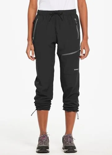 BALEAF Women's Hiking Pants Quick Dry Lightweight Water Resistant Elastic Waist Cargo Pants for All Seasons - Image 2