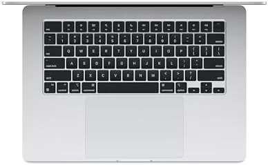 Apple 2024 MacBook Air 15-inch Laptop with M3 chip: Built for Apple Intelligence, 15.3-inch Liquid Retina Display, 8GB Unified Memory, 256GB SSD Storage, Backlit Keyboard, Touch ID; Silver - Image 2
