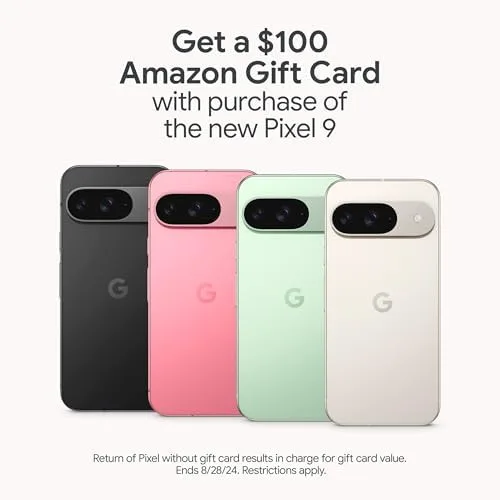 Google Pixel 9 - Porcelain - 128 GB with $100 Amazon Gift Card - Image 2