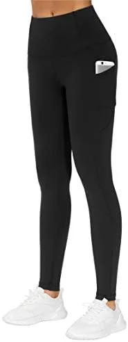 THE GYM PEOPLE Thick High Waist Yoga Pants with Pockets, Tummy Control Workout Running Yoga Leggings for Women - Image 2