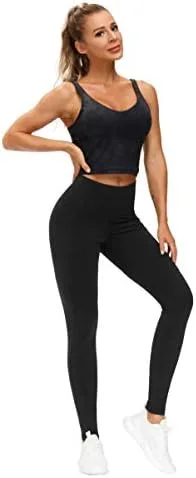 THE GYM PEOPLE Thick High Waist Yoga Pants with Pockets, Tummy Control Workout Running Yoga Leggings for Women - Image 5