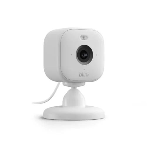 All-new Blink Mini 2 — Plug-in smart security camera, HD night view in color, built-in spotlight, two-way audio, motion detection, Works with Alexa (White) - Image 2