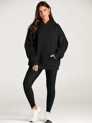 Trendy Queen Womens Oversized Hoodies Fleece Sweatshirts Long Sleeve Sweaters Pullover Fall Outfits with Pocket - Image 5