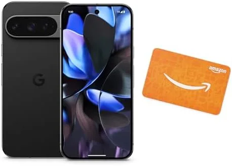 Google Pixel 9 Pro - Obsidian - 256 GB with $200 Amazon Gift Card
