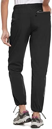 BALEAF Women's Hiking Pants Quick Dry Lightweight Water Resistant Elastic Waist Cargo Pants for All Seasons - Image 3
