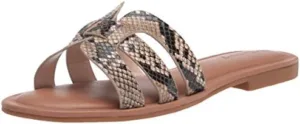 The Drop Women's Monika Flat H-Band Slide Sandal