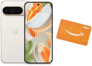 Google Pixel 9 Pro - Porcelain - 128 GB with $200 Amazon Gift Card