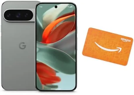 Google Pixel 9 Pro - Hazel - 128 GB with $200 Amazon Gift Card
