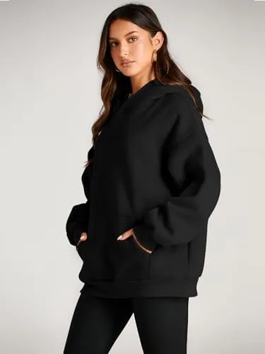 Trendy Queen Womens Oversized Hoodies Fleece Sweatshirts Long Sleeve Sweaters Pullover Fall Outfits with Pocket - Image 3