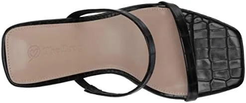 The Drop Women's Avery Square Toe Two Strap High Heeled Sandal - Image 8