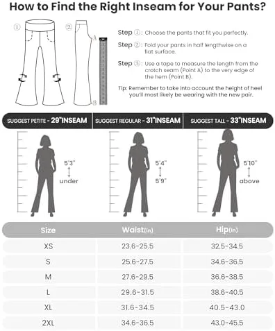 G4Free Yoga Pants Women Wide Leg Pants with Pockets High Waist Stretch Dress Casual Sweatpants Petite/Regular/Tall - Image 5