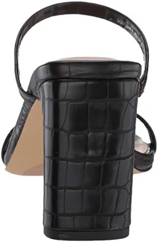 The Drop Women's Avery Square Toe Two Strap High Heeled Sandal - Image 3