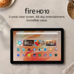 Amazon Fire HD 10 tablet, built for relaxation, 10.1" vibrant Full HD screen, octa-core processor, 3 GB RAM, latest model (2023 release), 64 GB, Black