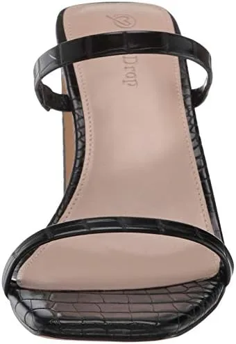 The Drop Women's Avery Square Toe Two Strap High Heeled Sandal - Image 2