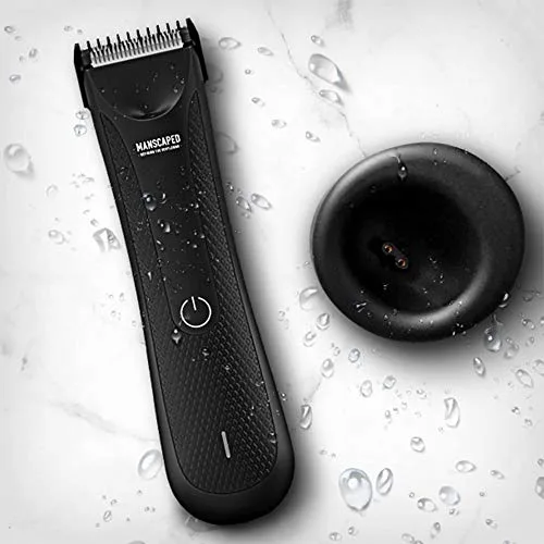 MANSCAPED® Electric Groin Hair Trimmer, The Lawn Mower® 3.0, Replaceable Ceramic Blade Heads, Waterproof Wet/Dry Clippers, Standing Recharge Dock, Ultimate Male Body Hair Razor - Image 6