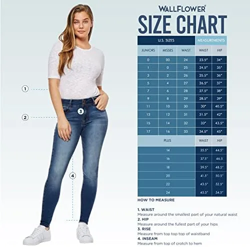 WallFlower Women's Luscious Curvy Bootcut Mid-Rise Insta Stretch Juniors Jeans - Image 5