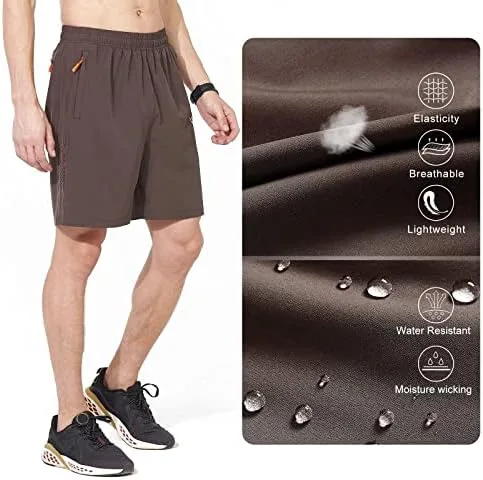 NORTHYARD Men's Athletic Running Shorts Quick Dry Workout Shorts 7"/ 5"/ 9" Lightweight Sports Gym Basketball Shorts Hiking - Image 4