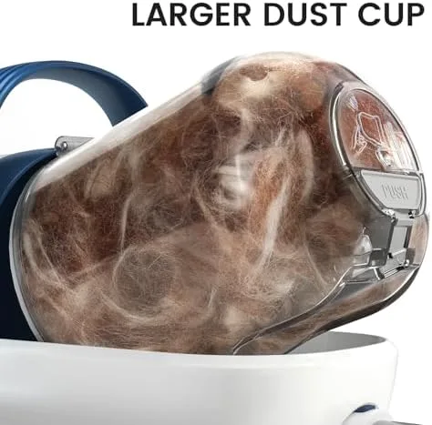 oneisall Dog Hair Vacuum & Dog Grooming Kit, Pet Grooming Vacuum with Pet Clipper Nail Grinder, 1.5L Dust Cup Dog Brush Vacuum with 7 Pet Grooming Tools for Shedding Pet Hair, Home Cleaning - Image 6