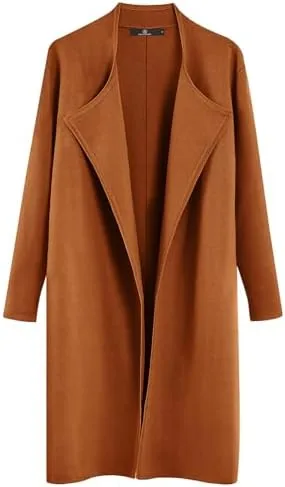 LILLUSORY Women's Long Cardigan Sweaters Oversized Fall Dressy Coatigan Jackets Casual Knit Winter Coats