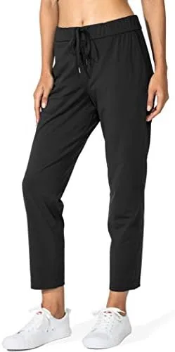 G Gradual Women's Pants with Deep Pockets 7/8 Stretch Ankle Sweatpants for Golf, Athletic, Lounge, Travel, Work