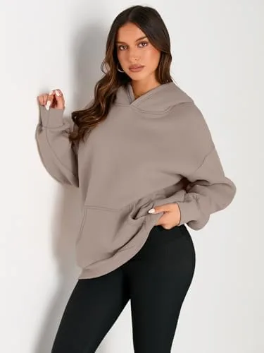 Trendy Queen Womens Oversized Hoodies Fleece Sweatshirts Long Sleeve Sweaters Pullover Fall Outfits - Image 2