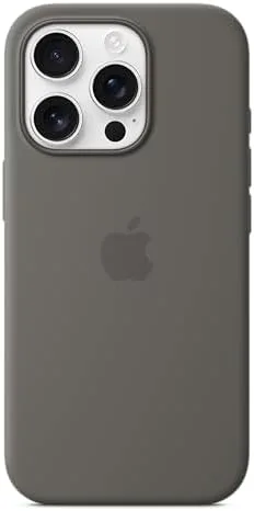 Apple iPhone 16 Pro Silicone Case with MagSafe and Camera Control - Stone Grey - Image 3