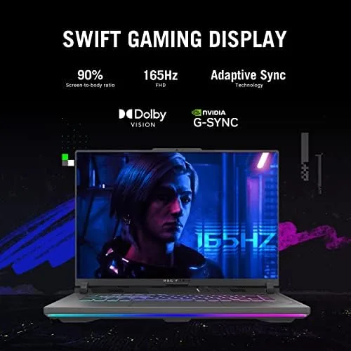ASUS ROG Strix G16 (2024) Gaming Laptop, 16” 16:10 FHD 165Hz Display, NVIDIA® GeForce RTX™ 4060, Intel Core i7-13650HX, 16GB DDR5, 1TB PCIe Gen4 SSD, Wi-Fi 6E, Windows 11, G614JV-AS74 - Image 4