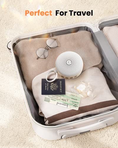 Dreamegg White Noise Machine - Portable Sound Machine for Baby Adult, Features Powerful Battery, 21 Soothing Sound, Noise Canceling for Office & Sleeping, Sound Therapy for Home, Travel, Registry Gift - Image 7