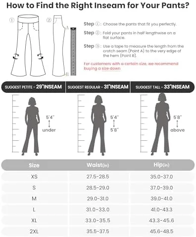 G4Free Yoga Pants Women Wide Leg Pants with Pockets High Waist Stretch Dress Casual Sweatpants Petite/Regular/Tall - Image 5