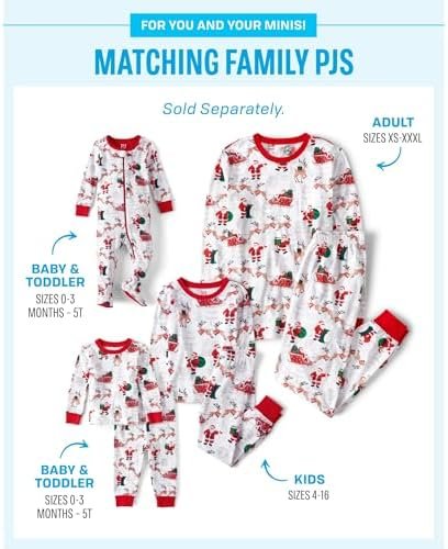 The Children's Place Baby Family Matching, Fall Harvest Pajama Sets, Cotton - Image 2