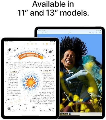 Apple iPad Air 11-inch (M2): Built for Apple Intelligence, Liquid Retina Display, 128GB, 12MP Front/Back Camera, Wi-Fi 6E, Touch ID, All-Day Battery Life — Starlight - Image 3