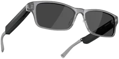Amazon Echo Frames (3rd Gen) | Smart glasses with Alexa | Modern Rectangle frames in Charcoal Gray with polarized sunglass lenses - Image 7