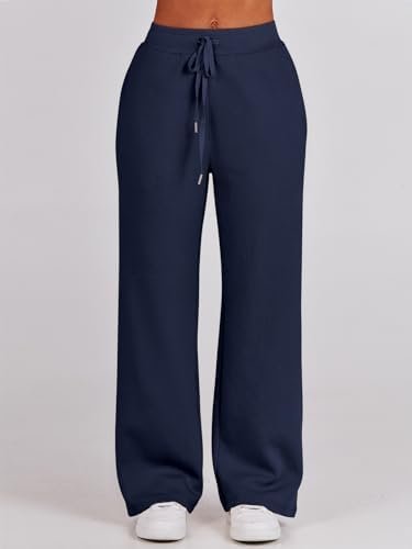 ANRABESS Women 2 Piece Outfits Sweatsuit Oversized Sweatshirt Sweatpants Tracksuit Sweat Lounge Matching Set 2024 Fall Trendy - Image 6