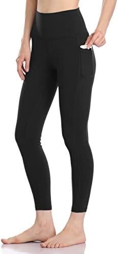 Colorfulkoala Women's High Waisted Yoga Pants 7/8 Length Leggings with Pockets