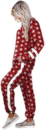 Aloodor Sweatsuit for Women 2 Piece Outfits for Womens Crewneck Sweatshirts Pullover - Image 3