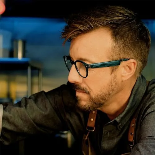 Amazon Echo Frames (3rd Gen) + Echo Pop | Smart glasses with Alexa | Round frames in Blue Tortoise with prescription ready lenses - Image 4