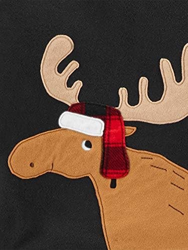 Simple Joys by Carter's Boys and Toddlers' 4-Piece Pajama Set (Cotton Top & Fleece Bottom) - Image 2