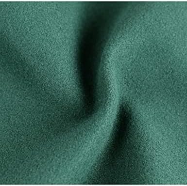 Hooever Women's Winter Wool Coat Casual Notch Lapel Single-Breasted Peacoat - Image 9