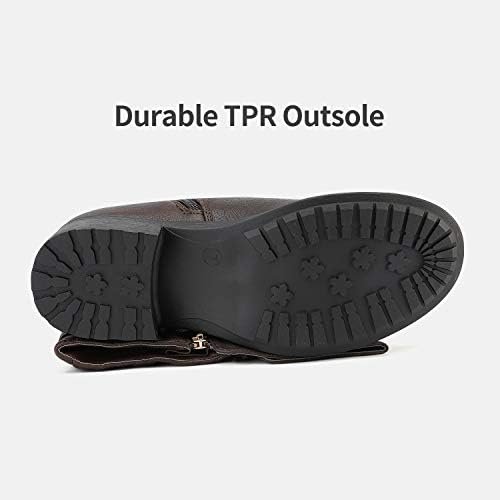 DREAM PAIRS Women's Knee High Boots Wide Calf Low Heel Riding Boots Fall Tall Boots for Women - Image 4